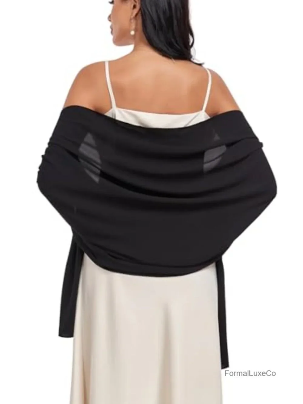 Chiffon Shawl Wrap Evening Wedding Stole Lightweight Scarf